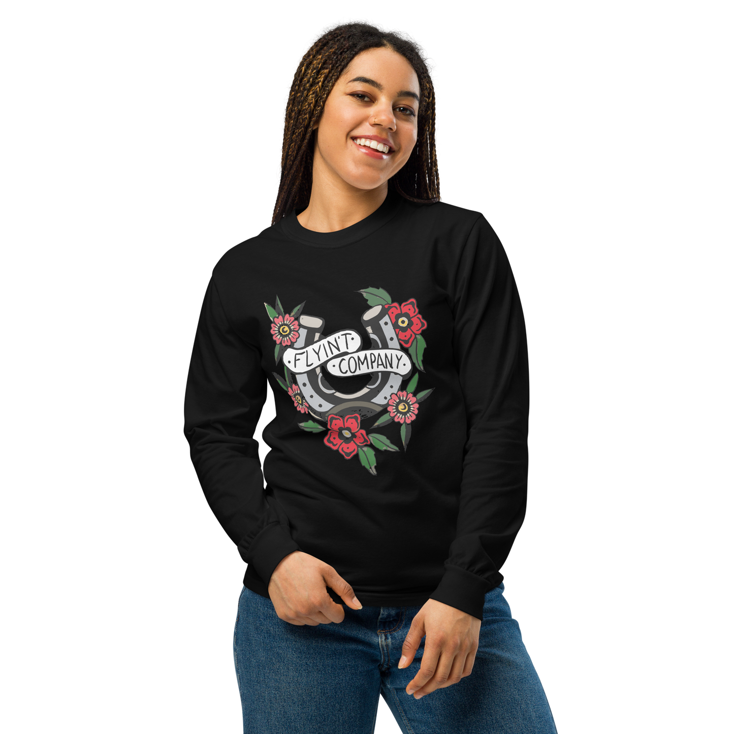 'Flyin' T Co.'- Long-sleeve shirt
