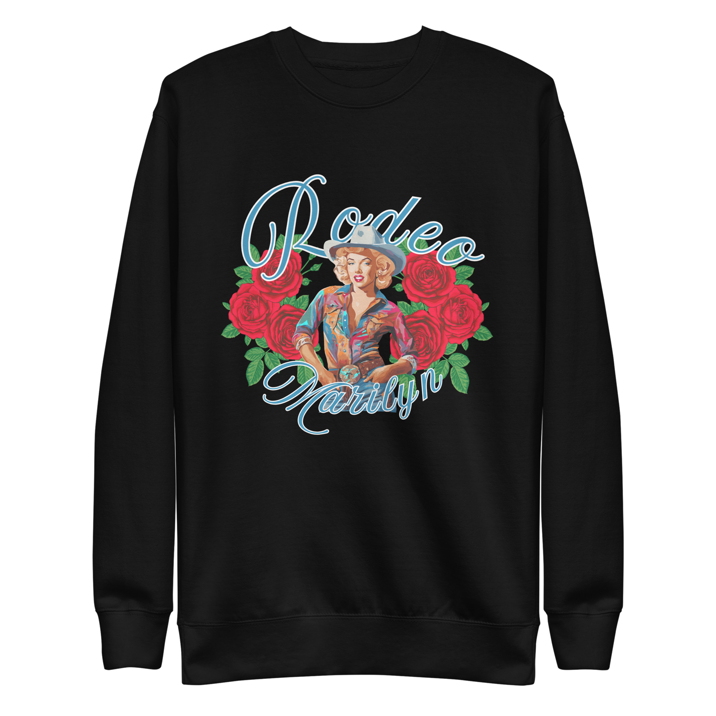 Flyin' T Inspired 'Rodeo Marilyn' Premium Sweatshirt