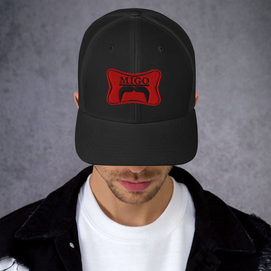 Red 'MIGO' Patch - Trucker Cap