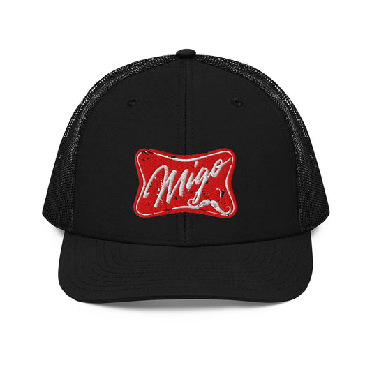 "Migo" Trucker Cap- Red Patch