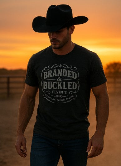 Branded & Buckled Tee – Heritage. Worn Proud.