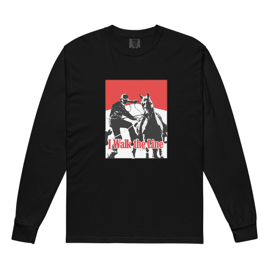 'I Walk the Line'- long-sleeve shirt